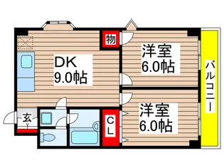 コンフォート田中【2階】の間取り