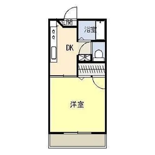 ハイツギオン【1階】の間取り