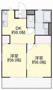 メゾネットFukudaI【2階】の間取り