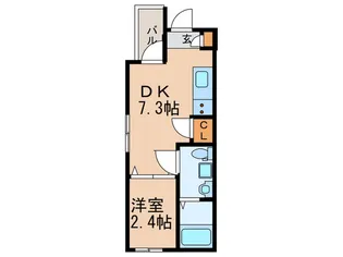グランレーヴ名駅【3階】の間取り