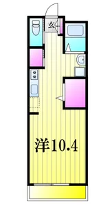 アースヒルズ北松戸【1階】の間取り