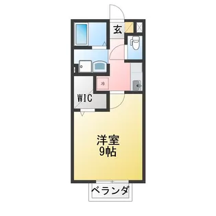 クレール翔【2階】の間取り