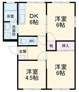 フレグランス南駿河台B【1階】の間取り