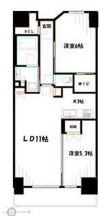 トラープランド翠命館【9階】の間取り