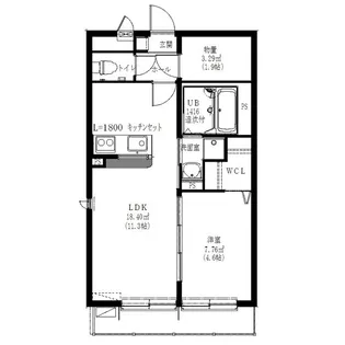 ヴィラコート TYA【1階】の間取り