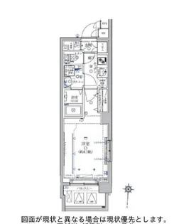 クレイシア菊川【4階】の間取り