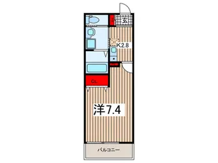 パインズ下大久保【3階】の間取り