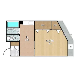 征信ビル【3階】の間取り