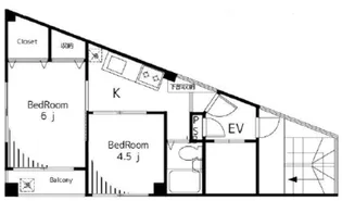 リマールビルII【6階】の間取り