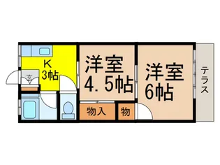 光和荘【1階】の間取り