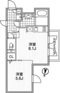 ALERO参宮橋【1階】の間取り