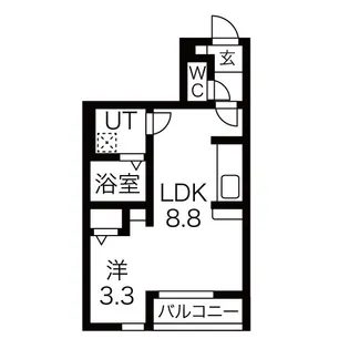 フォレルミエール【1階】の間取り