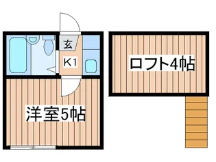 プラザ・ドゥ・デボンB【1階】の間取り