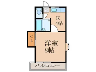 サンディーブ【2階】の間取り