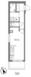 アリカ大森1【1階】の間取り