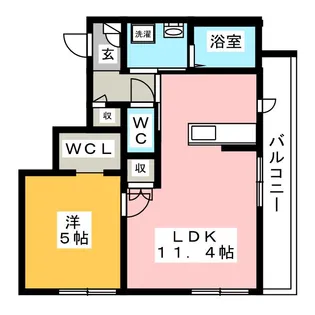 LUCE UNO【3階】の間取り