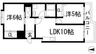 キャピタルハウス【2階】の間取り