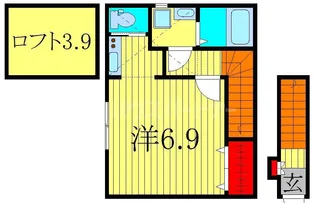 ウィング・ジムコA棟【2階】の間取り