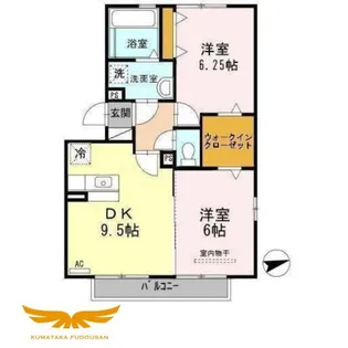 さくらそう世安二号館【3階】の間取り