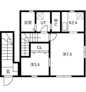 エル・アルビオ G棟【2階】の間取り