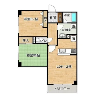 プリオコート泉【2階】の間取り