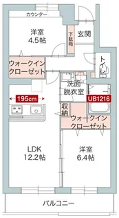 ダイコク日限山【4階】の間取り