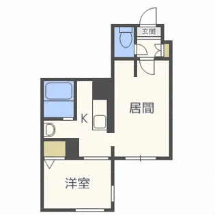 フレンズN20【4階】の間取り