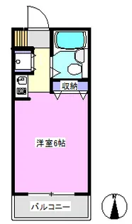 ラフォーレナミキ【2階】の間取り