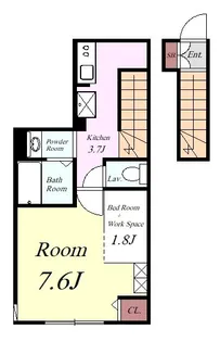 ベルサンク【2階】の間取り