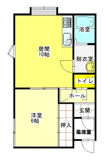 コーポピンネIII【1階】の間取り