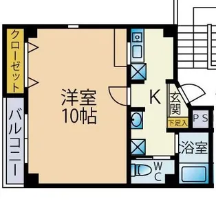 アメニティー千城台【2階】の間取り