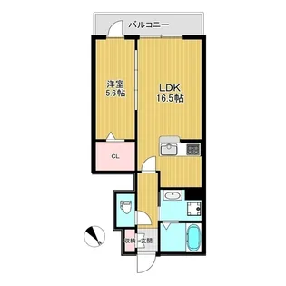 シャルム【1階】の間取り