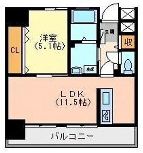 コムズ細江町【3階】の間取り