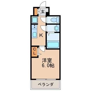 プレサンス新栄ユリシス【3階】の間取り