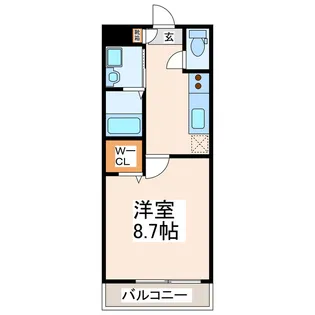 グランパーク水前寺【6階】の間取り