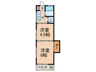 桜井ハイツ【2階】の間取り