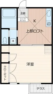 エスペランサ黒砂【1階】の間取り