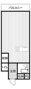 IVY FLAT【3階】の間取り