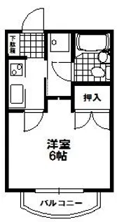 ハイム関谷【2階】の間取り