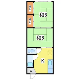 グランブルー【1階】の間取り