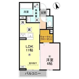 コーワロジデンス【1階】の間取り