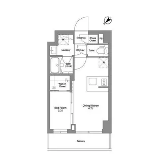 BPRレジデンスMotomachi Bay Side【2階】の間取り