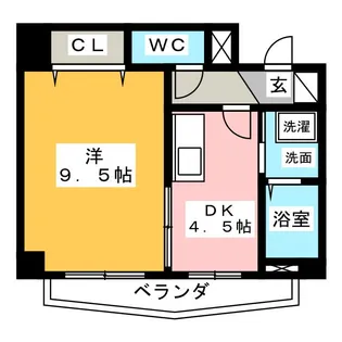 アイムリオII【5階】の間取り