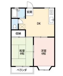 アゼリアIII【2階】の間取り
