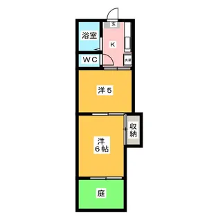 ササキハイツ【1階】の間取り