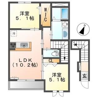 ブランシェ【2階】の間取り