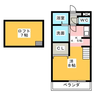 LALA・HILLS Part1【2階】の間取り