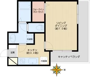 めぞん まつぼっくり【3階】の間取り