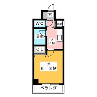菱和パレス銀座八丁目【5階】の間取り