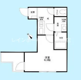 Axisel Seishin【1階】の間取り